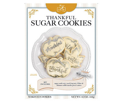 Thankful Pumpkins & Leaves Sugar Cookie Kit