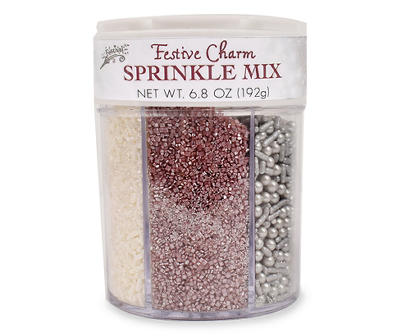 Festive Charm 6-Cell Sprinkle Mix, 6.8 Oz.