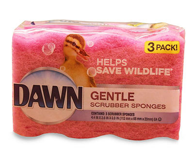 Gentle Scrubber Sponges, 3-Pack