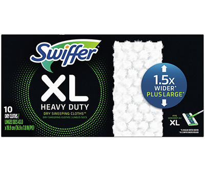 Swiffer XL Heavy Duty Dry Sweeping Cloths, 10 count