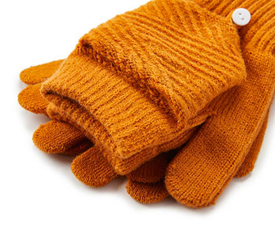 Mustard Glove & Cross-Rib Pop-Top Glove 2-Pair Set