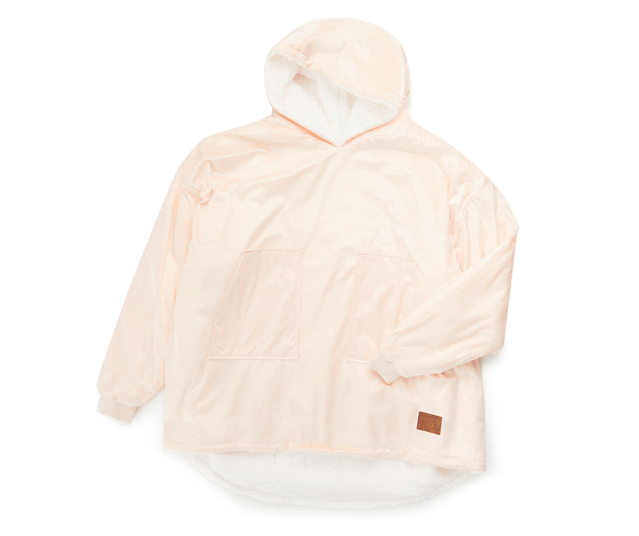 Dearfoams Blush Reversible Throw Hoodie | Big Lots