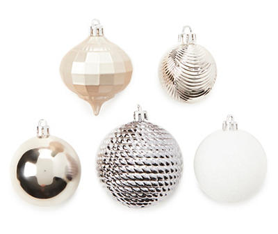 Festive Charm 50-Piece Shatterproof Ornament Set