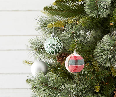 Details about   Ball Ornament Set of 9 Red White and Green 76654 283 