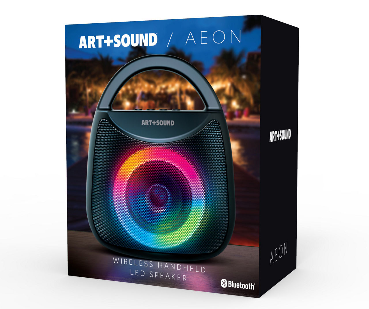 verzekering Commotie Dreigend Art + Sound Aeon Handheld LED Bluetooth Speaker | Big Lots