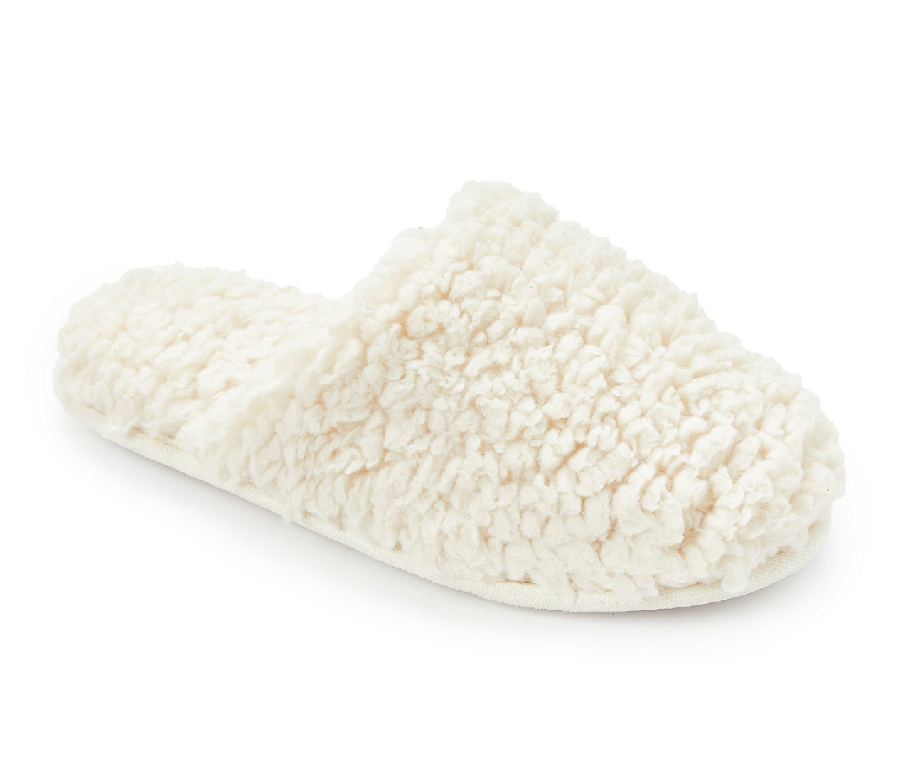 Women's M Crème Brulee Sherpa Slippers