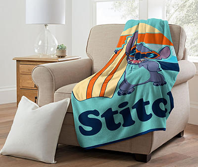 Lilo & Stitch, Sun and Surf Micro Raschel Throw Blanket, 46" x 60"