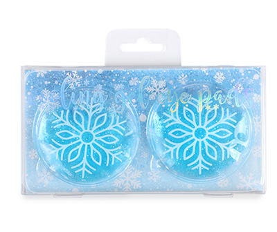 Blue Snowflake Cooling Eye Pads, 2-Pack