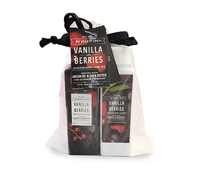 Vanilla & Berries 3-Piece Scented Body Care Set