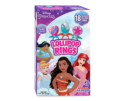 Disney Princess Lollipop Rings, 18-Count