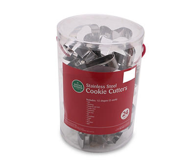 24PC COOKIE CUTTERS