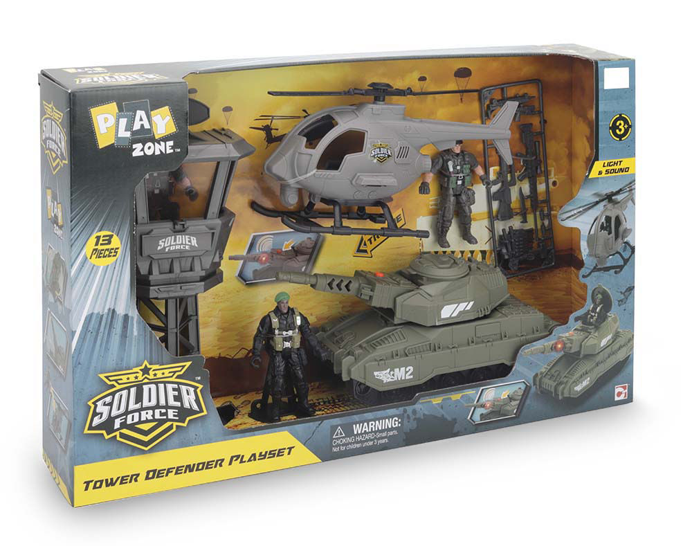 Soldier Force Tower Defender Play Set