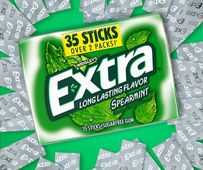 Spearmint Sugar-Free Gum, 35-Sticks