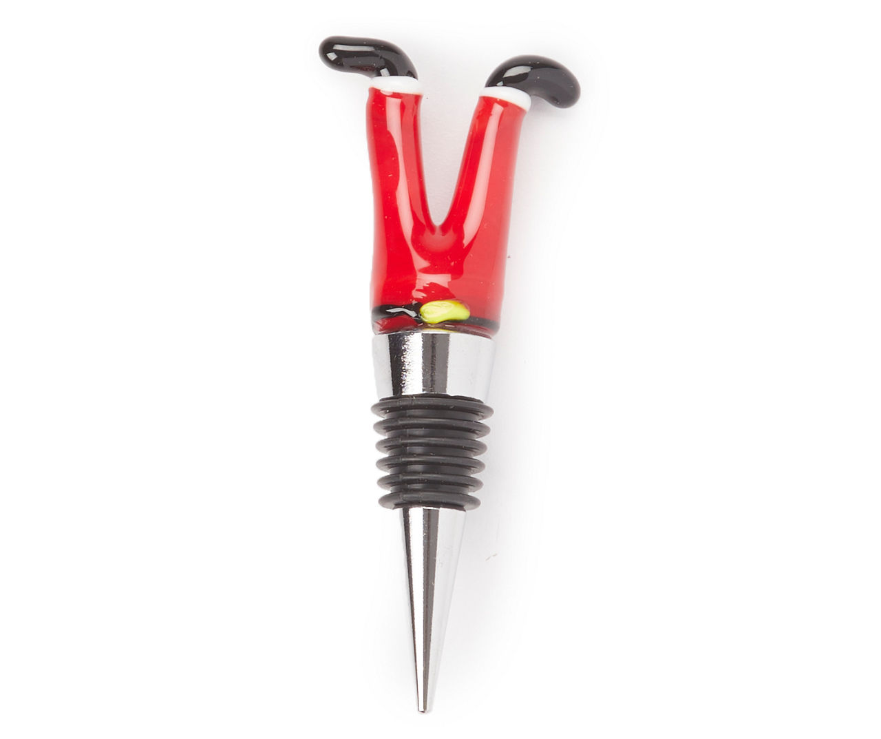 Boston Warehouse UpsideDown Santa Legs Bottle Stopper Big Lots