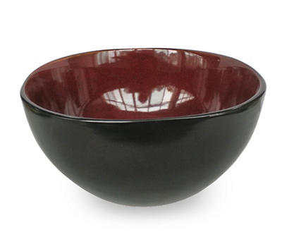 10" Urban Café Red Stoneware Bowl