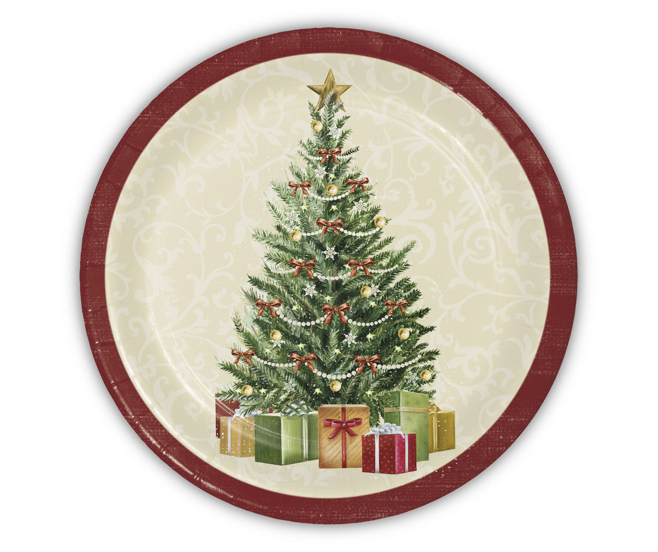 Christmas paper 2025 dessert plates