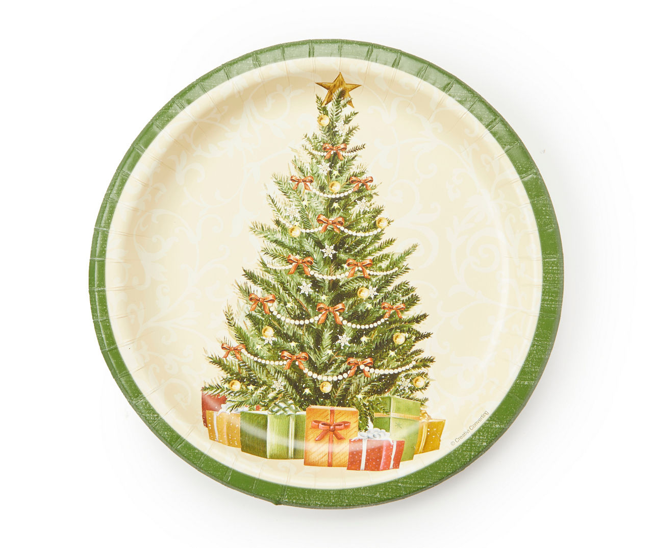 Christmas Tree Paper Dinner Plates 24 Count Big Lots