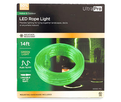 Green LED Indoor/Outdoor Light Strip, (14')