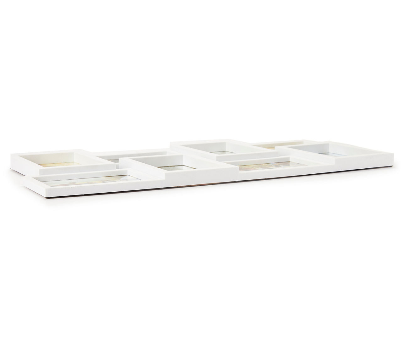 White 8-Opening Collage Picture Frame, (4