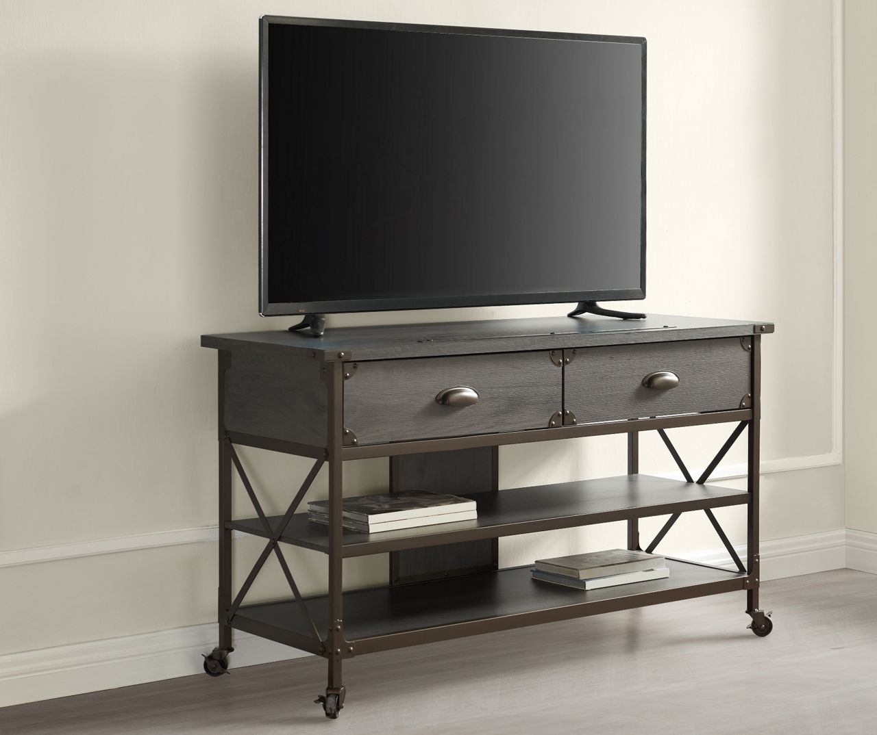 Big lots online farmhouse tv stand