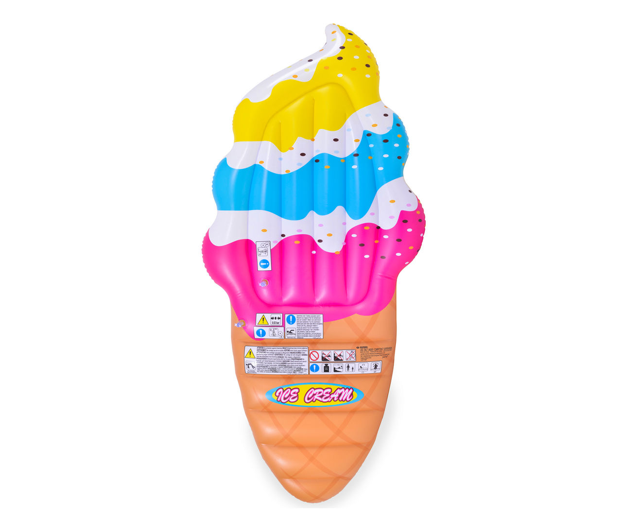 Ice Cream Cone Inflatable Pool Float Big Lots 7281