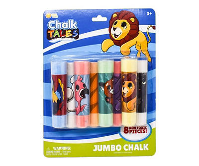 Chalk Tales Jumbo Chalk, 8-Pack