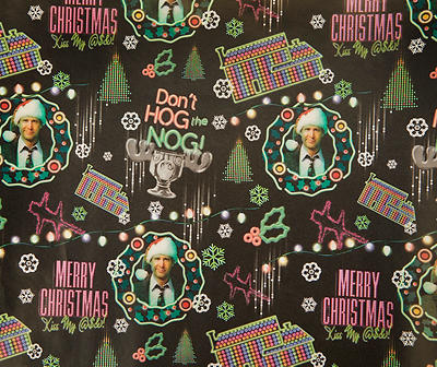 National Lampoon's Christmas Vacation Gridline Wrapping Paper, (40" x 60")