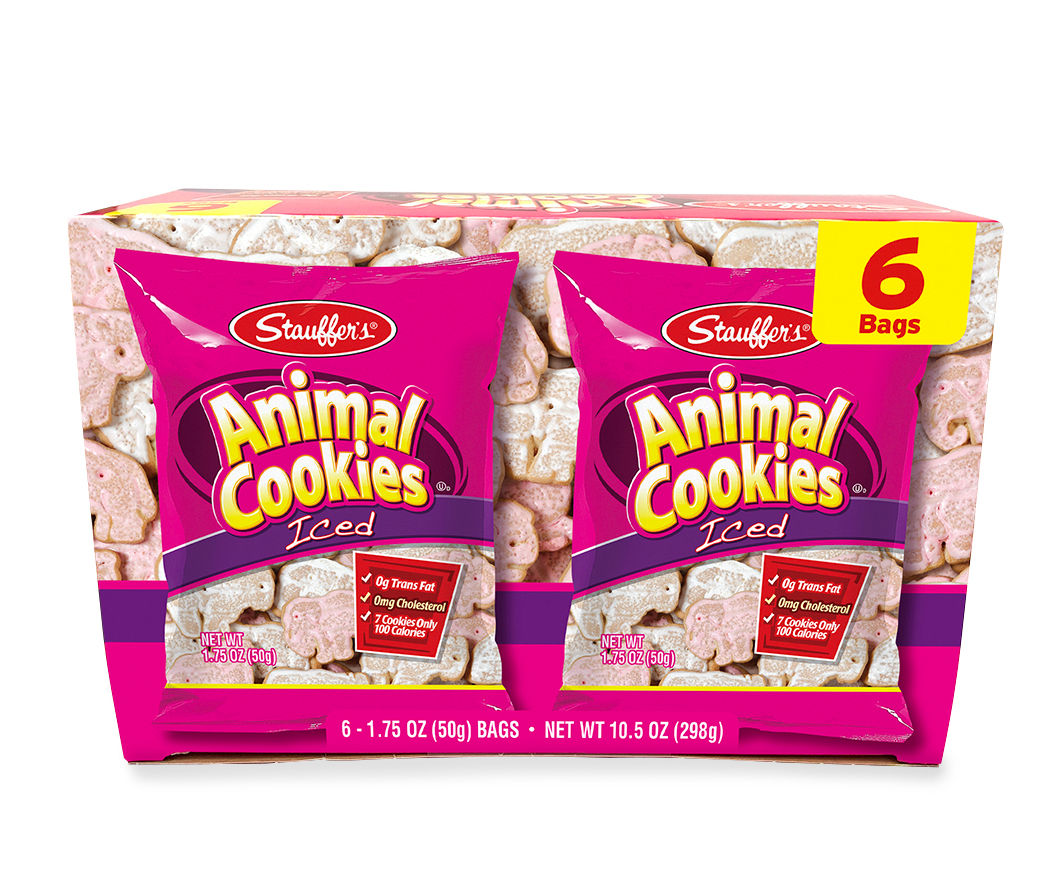 Stauffer's Iced Animal Cookies, 6Count Big Lots