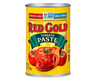 Red Gold Tomato Paste 6 oz. Can