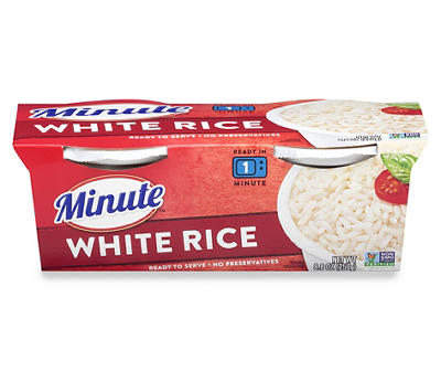 White Rice Ready to Serve Cups, 2-Pack