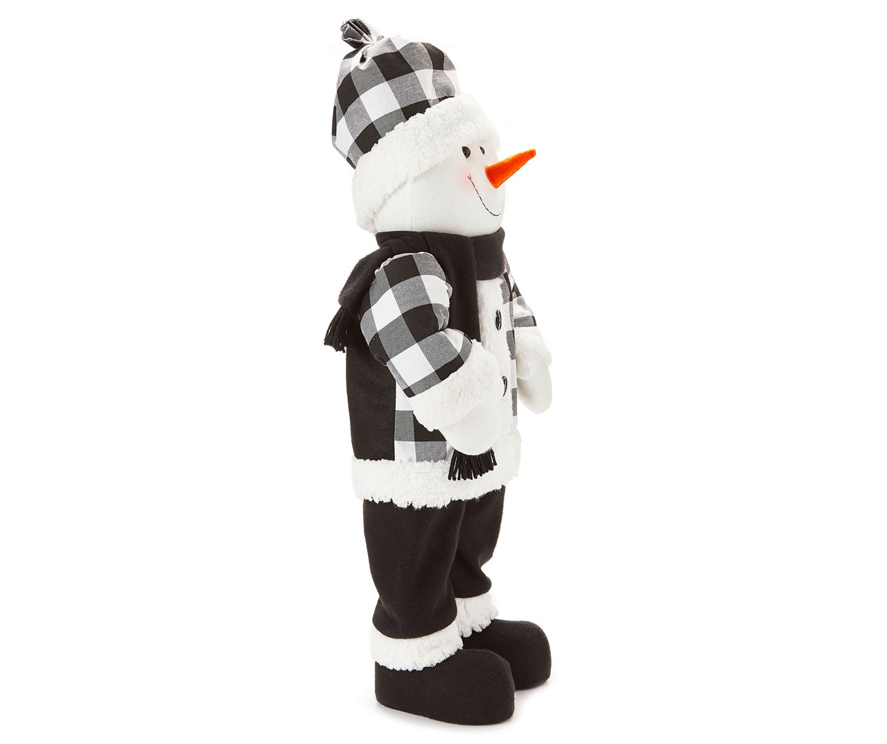 25" Standing Snowman Plush Decor