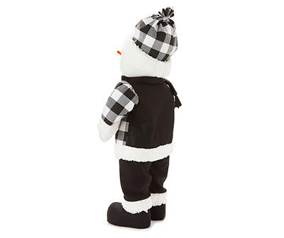25" Standing Snowman Plush Decor