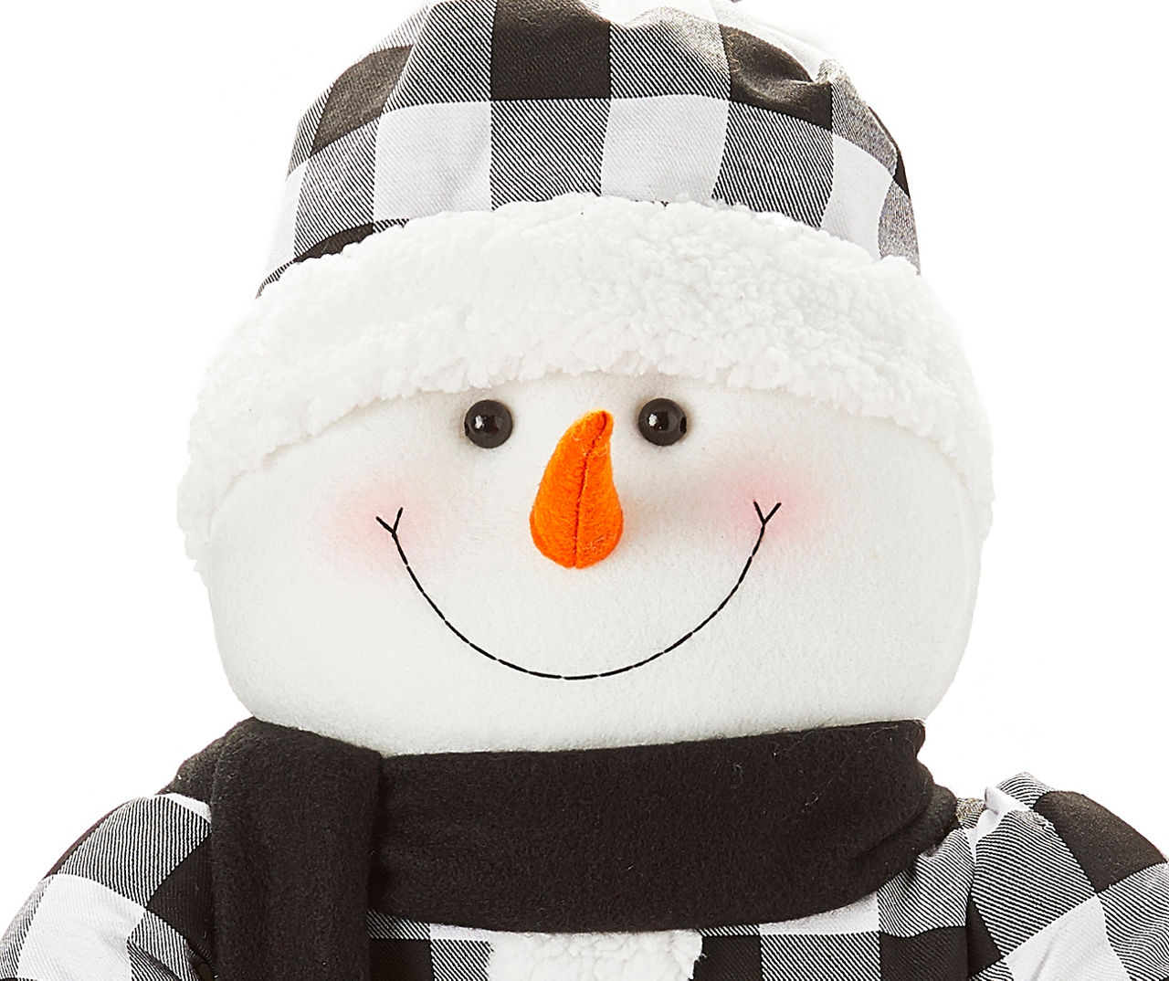 25" Standing Snowman Plush Decor