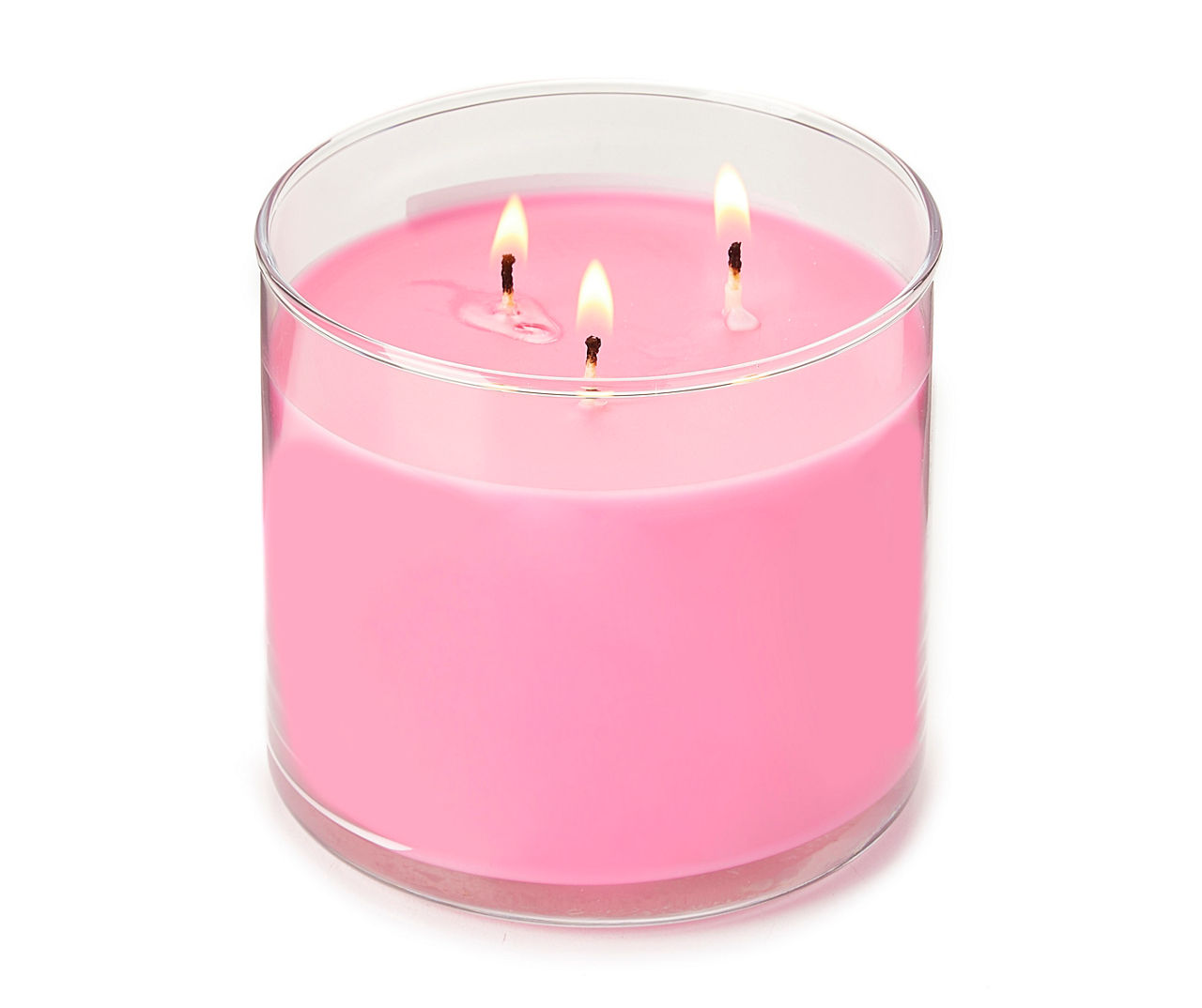 Real Living Pink Magnolia 3-Wick Jar Candle, 14 oz.
