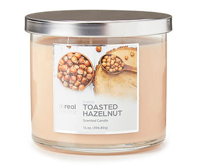 Toasted Hazelnut 3-Wick Jar Candle, 14 oz.