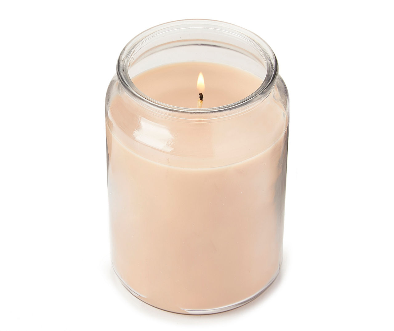 Real Living Vanilla Latte Tan Jar Candle, 22 oz.