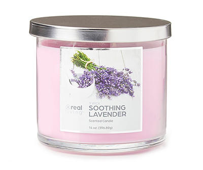 Soothing Lavender 3-Wick Jar Candle, 14 oz.
