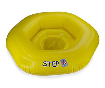 Yellow Step A Inflatable Baby Seat Pool Float