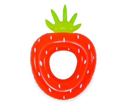 Strawberry Inflatable Pool Ring Float