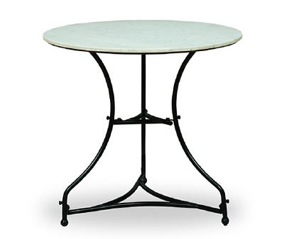 Trattoria Marble Top Cafe Table