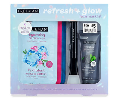 Refresh & Glow 5-Piece Face Mask Kit