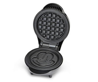 Black Mickey Face Mini Waffle Maker
