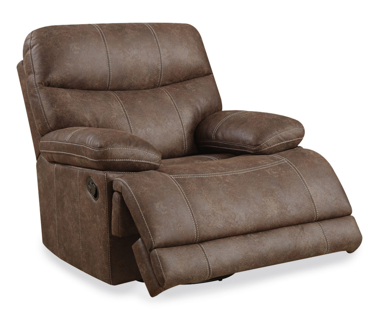 Microfiber best sale oversized recliner