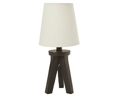 Black & White Tripod Table Lamp With Bulb