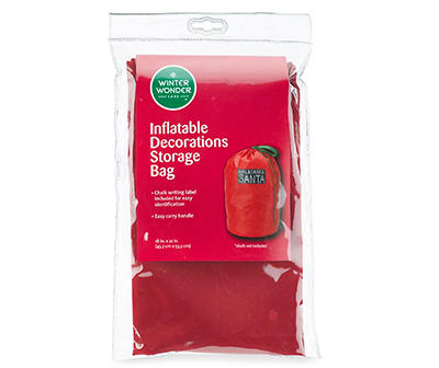 Red Inflatable Decorations Storage Bag