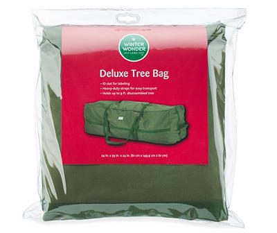 Green Deluxe Polyester Tree Bag
