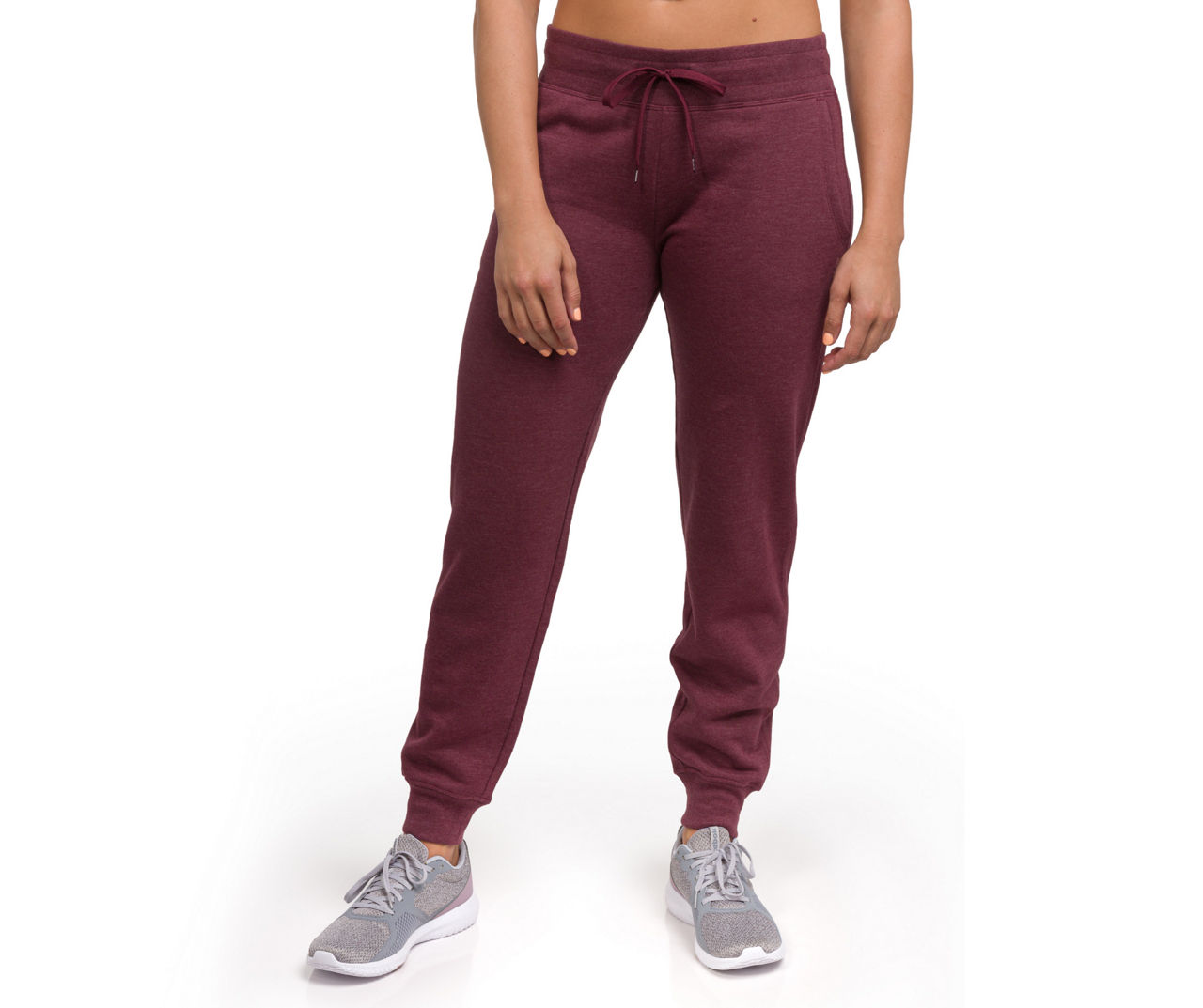 Reebok Womens' Cozy Fleece Jogger Sweatpants with Pockets 