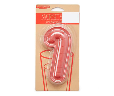 Red Naughty & Ice Candy Cane Ice Mold