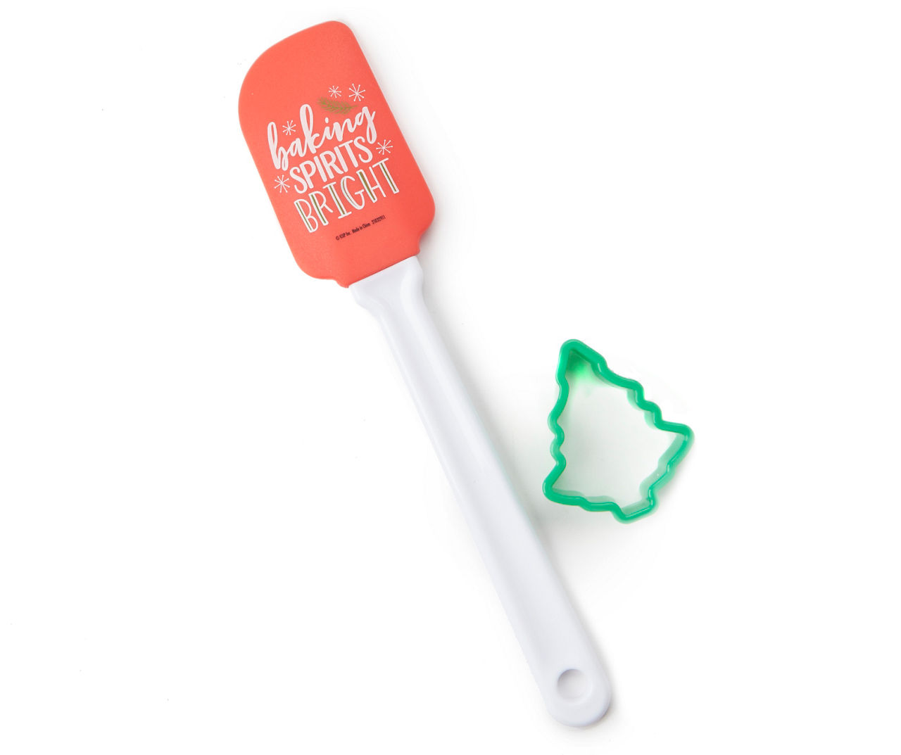 Baker's Pantry Holiday Baking Cookie Baking Gift Set Spatula Cutters Bag  Sticker