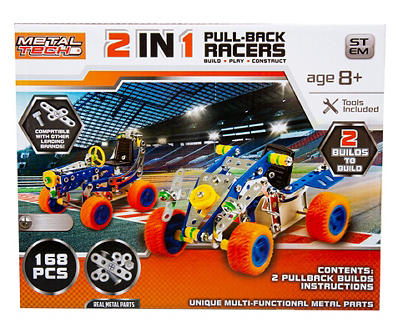 Metal Tech 2-in-1 Pull-Back Racers Kit